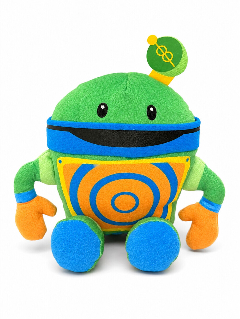 Team Umizoomi Bot 8" Plush Nickelodeon Nick Jr Robot Stuffed Toy Green EUC
